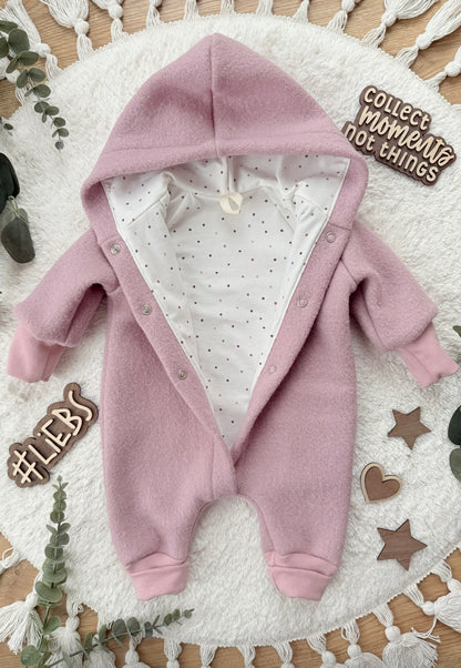 Wollwalk Overall Baby – gefüttert, warm & handgemacht
