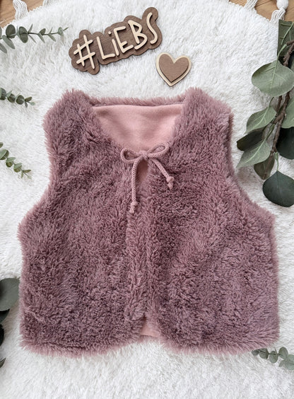 Weste | Fellweste | Glitzer