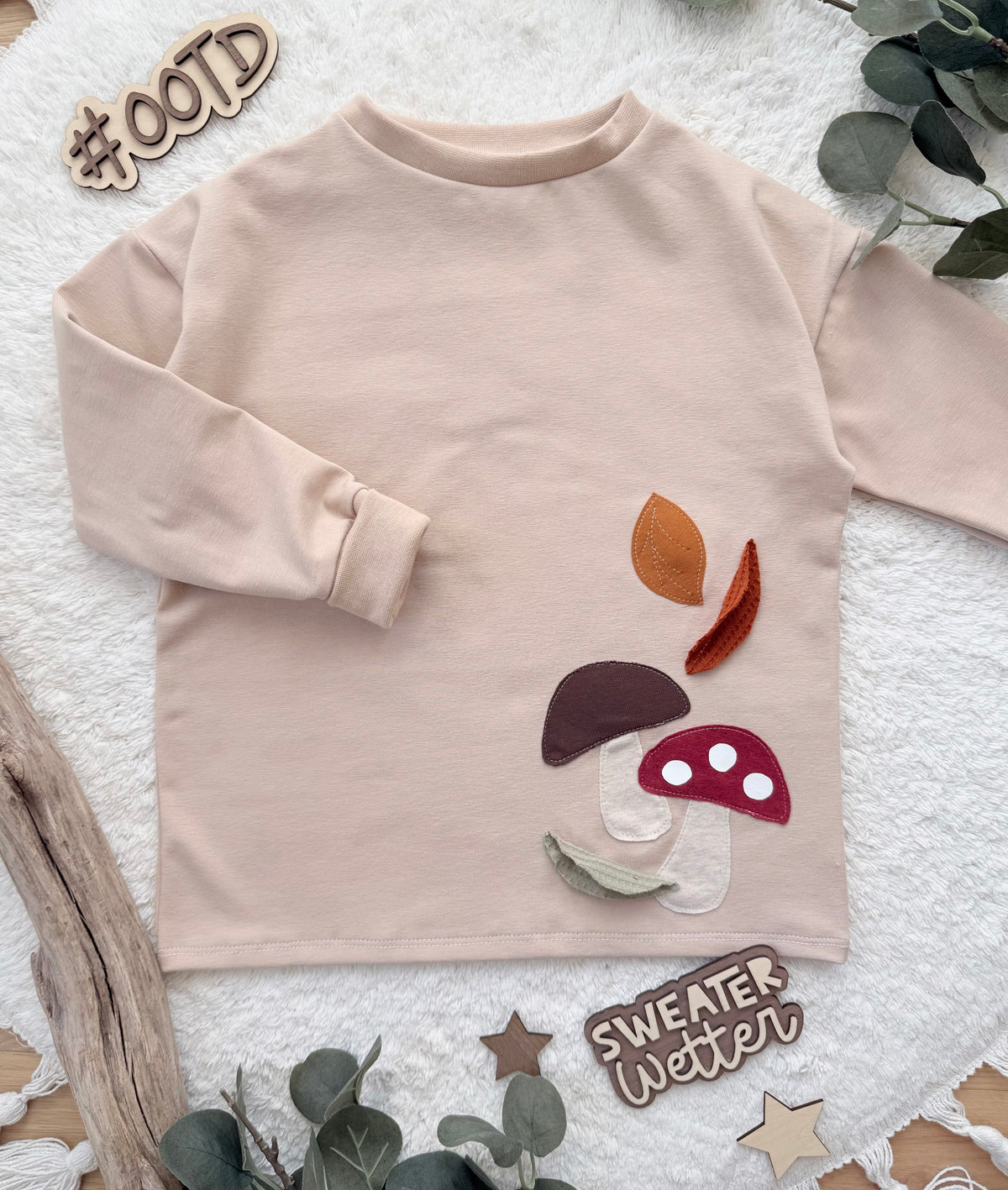Langarmshirt „Herbstmoment“, weite Passform, Loose Fit, für Jungen