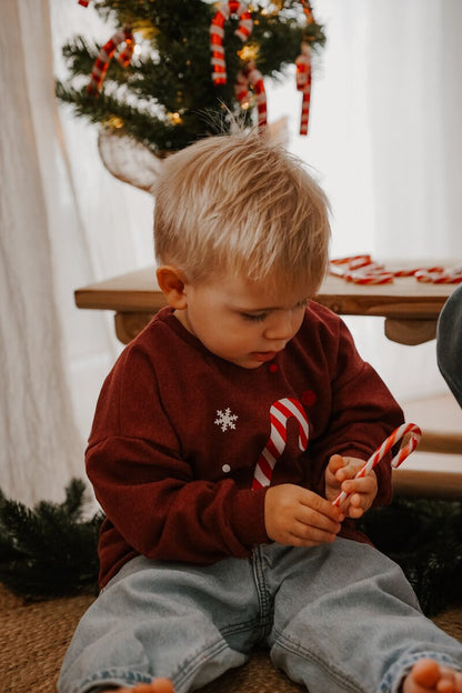 Dein Design | Oversized Sweater | Zuckerstange | Weihnachtspullover