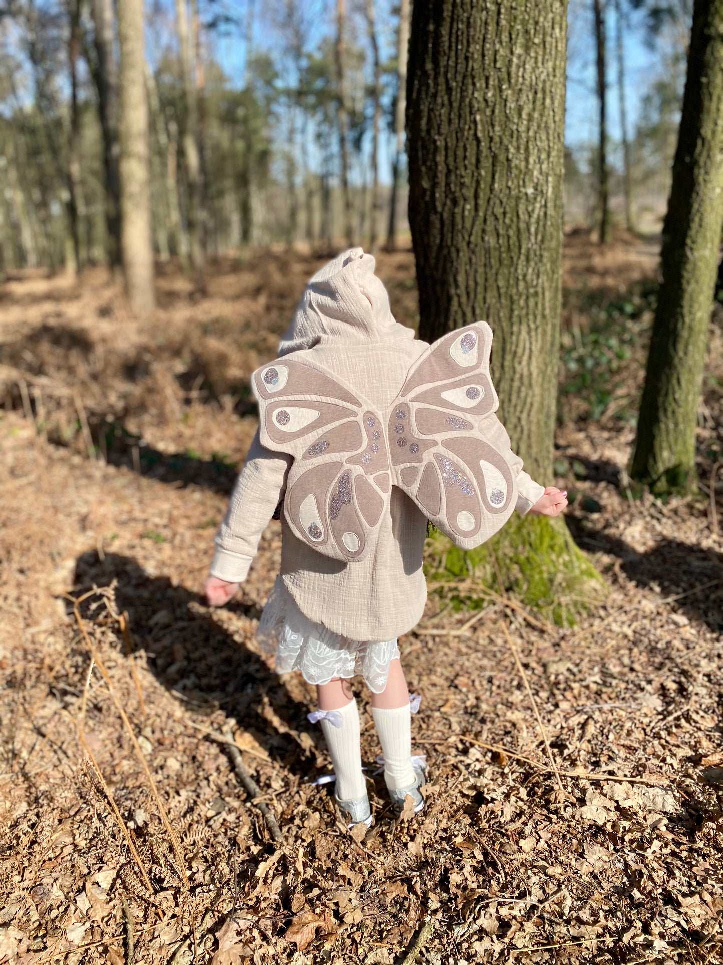 Musselinjacke  "Schmetterling"