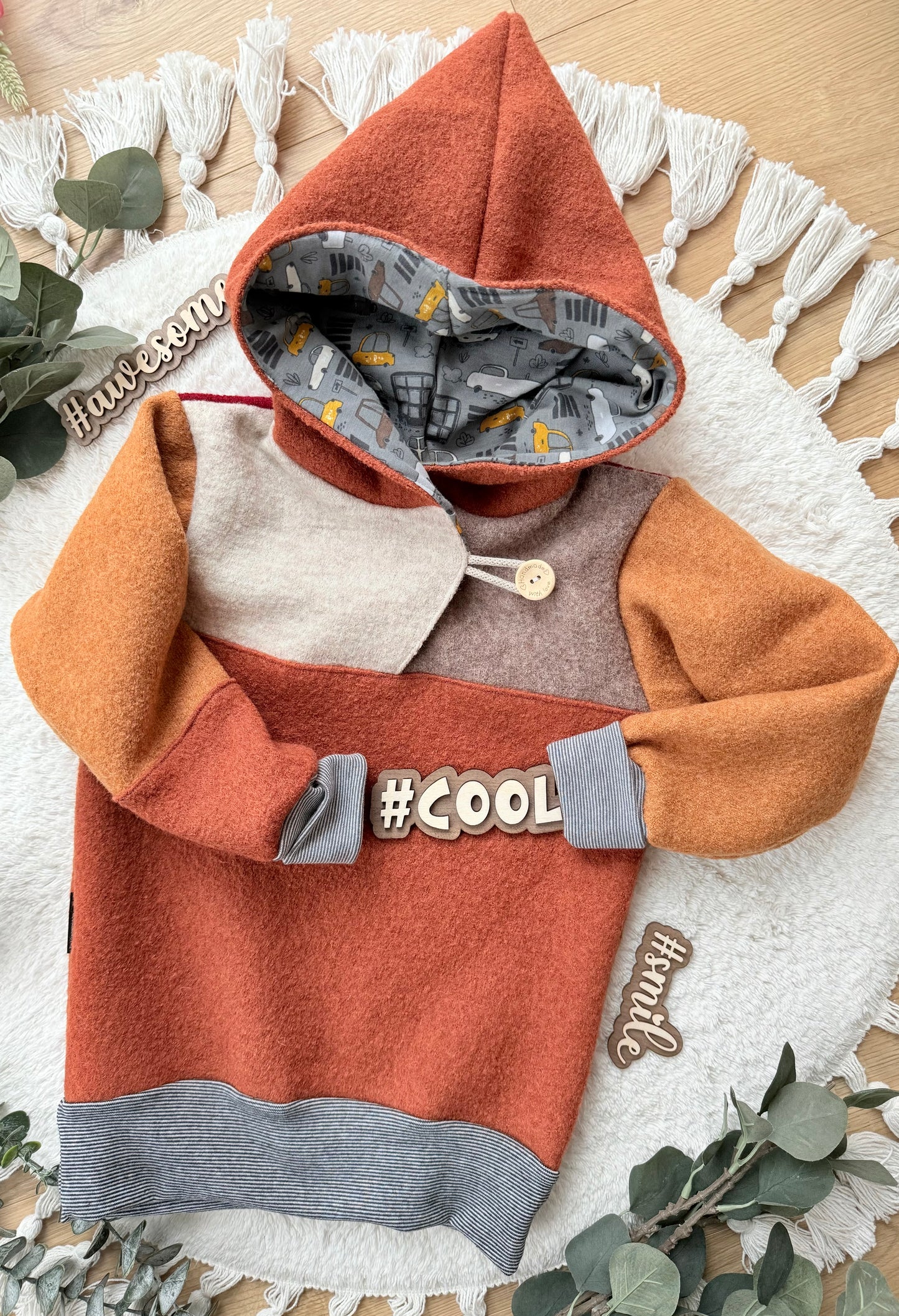 SURPRISE Troyer | RECYCLING | Wollwalk Windbreaker | 100% Schurwolle