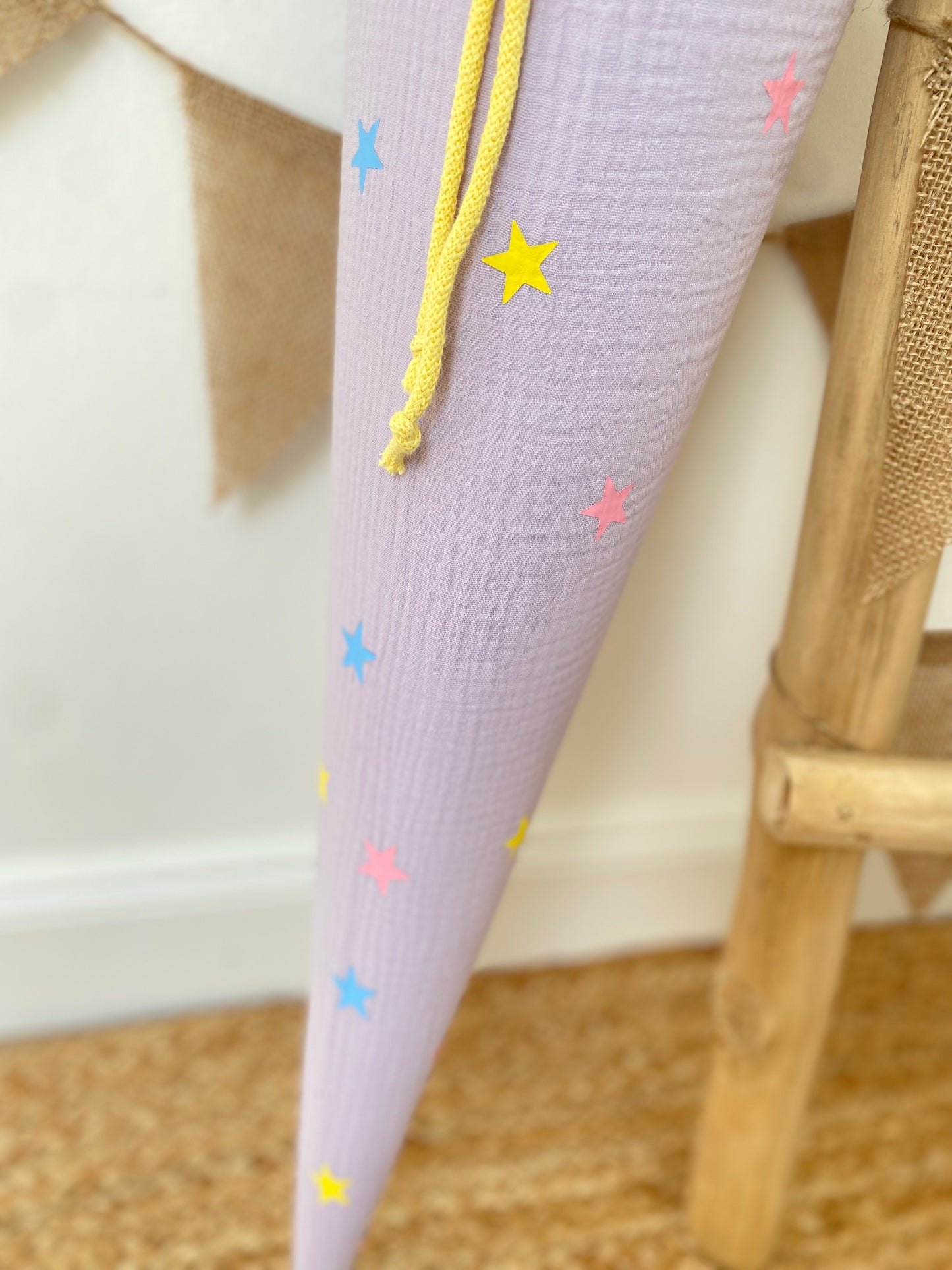 Dein Design | Schultüte Sterne 70 cm | Geschwistertüte 35 cm |