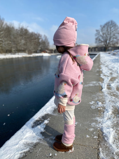 Walkstulpen | Stulpen passend zum Windbreaker "Am See" | Beinstulpen | 100%  Schurwolle
