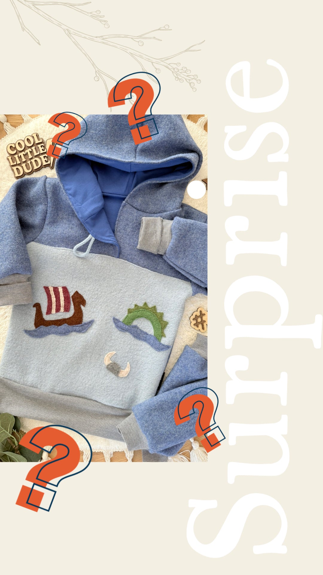 SURPRISE  Windbreaker „Geschichtenerzähler“ | Wollwalk | 100% Schurwolle