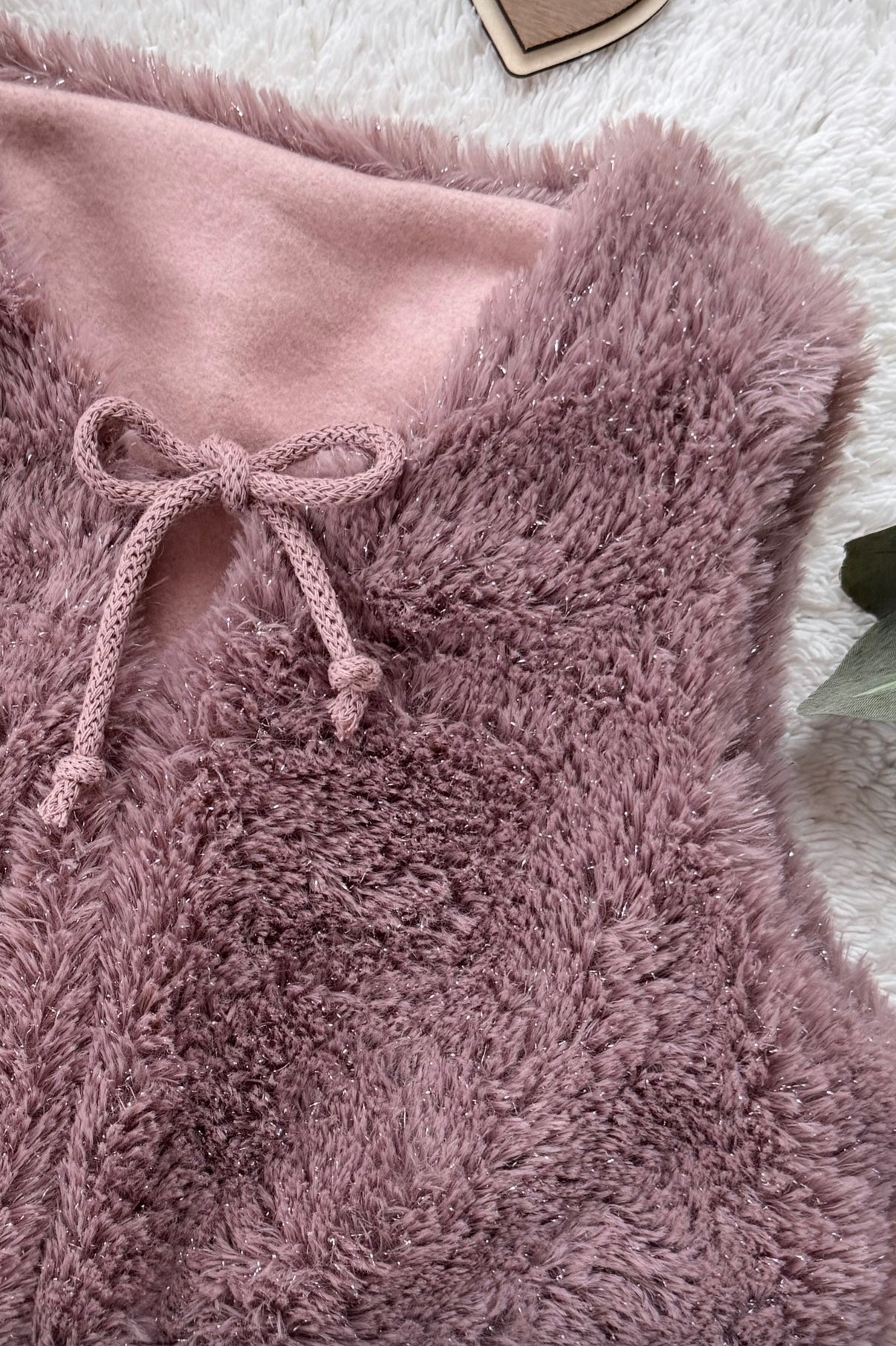 Weste | Fellweste | Glitzer