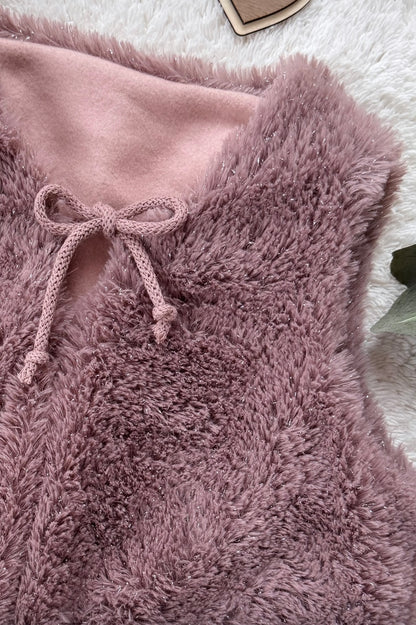 Weste | Fellweste | Glitzer