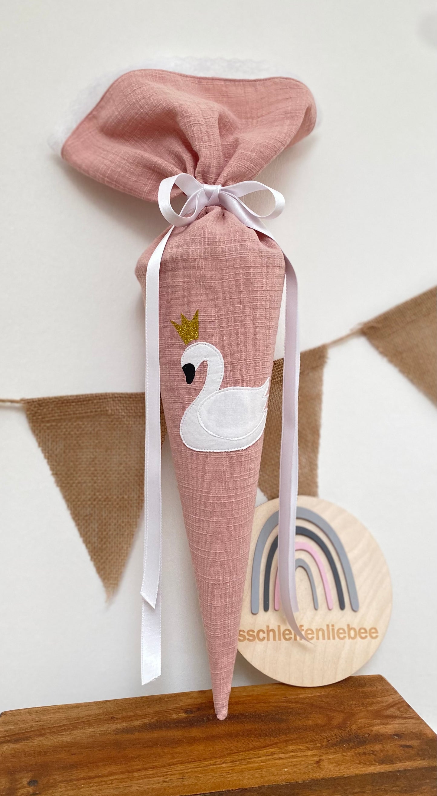 Geschwistertüte | Geschwisterschultüte  | Kitatüte | Zuckertüte | 35 cm | Schwan