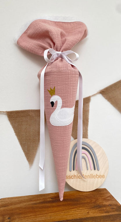 Geschwistertüte | Geschwisterschultüte  | Kitatüte | Zuckertüte | 35 cm | Schwan