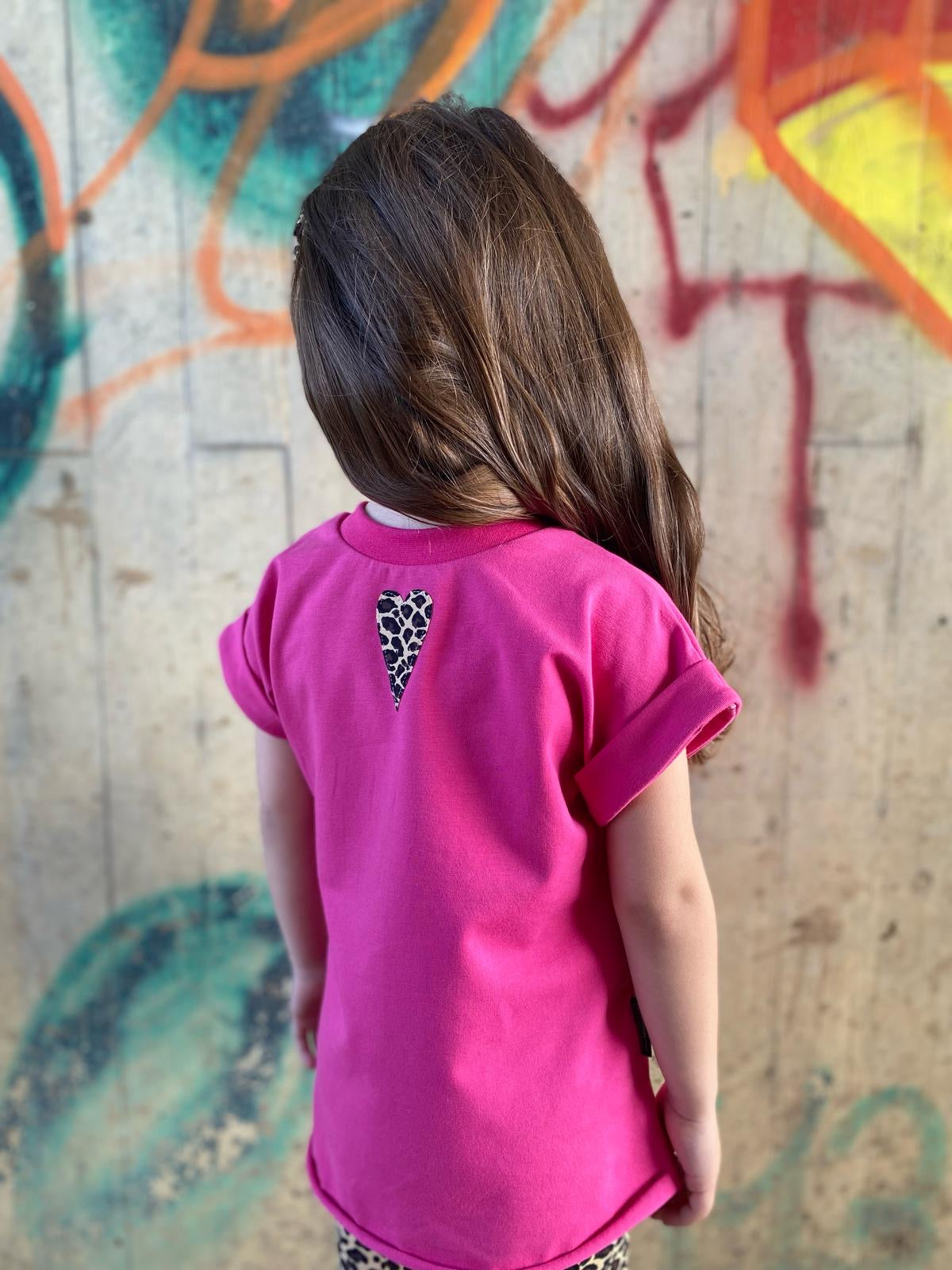 Oversized Shirt | Leo | Pink | Gänseblümchen