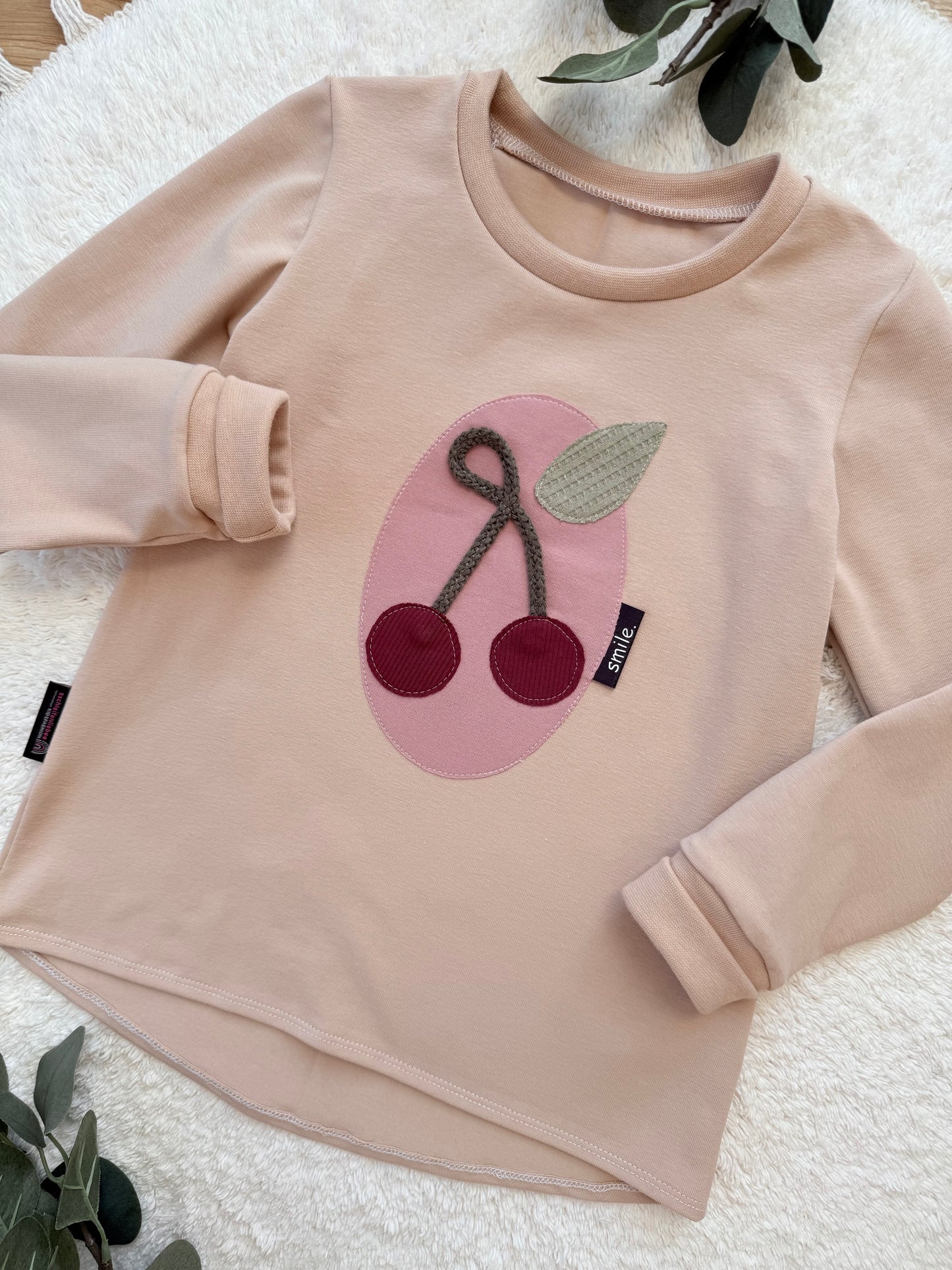 Longsleeve A-Linie | Kirsche