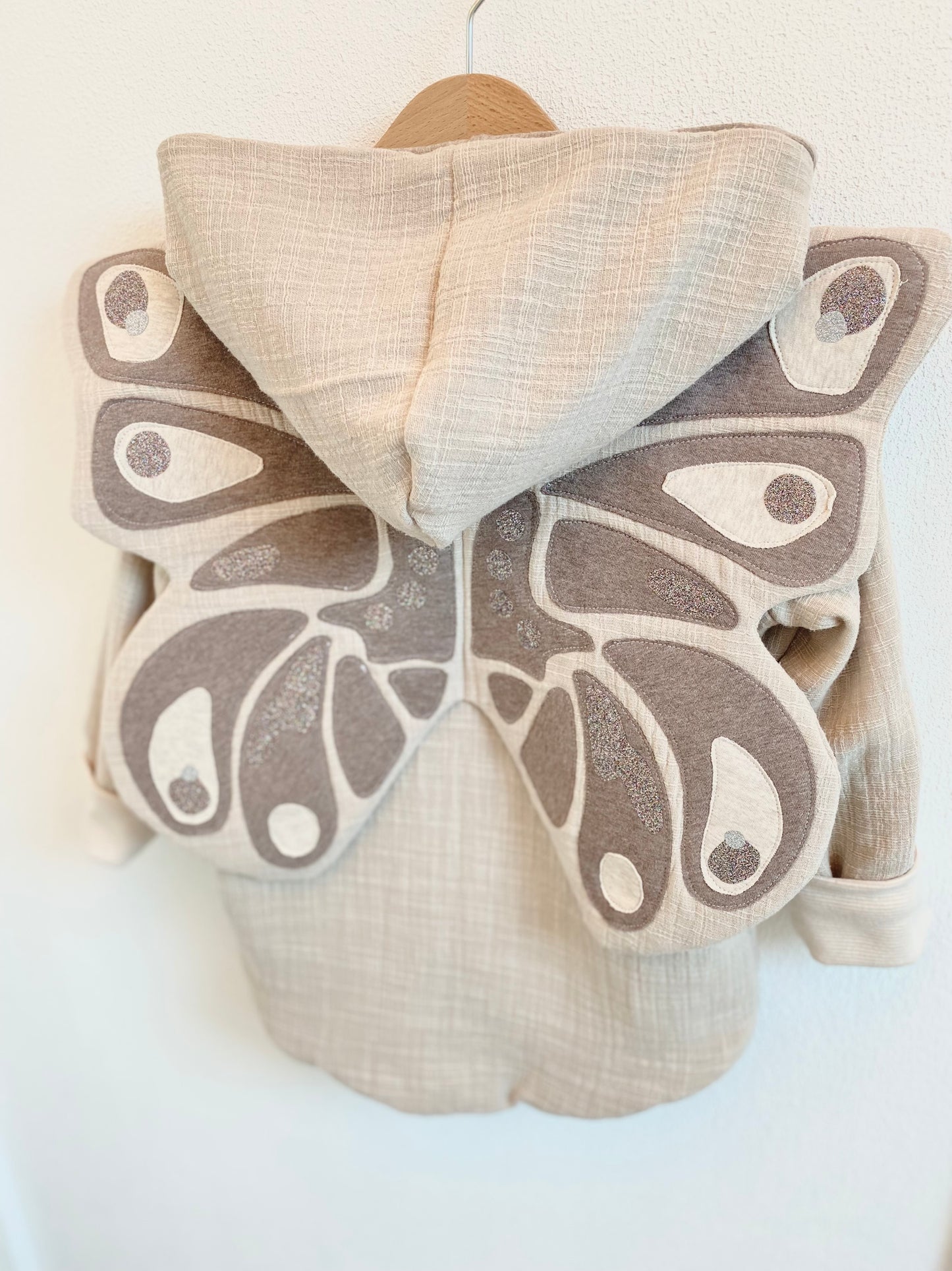 Musselinjacke  "Schmetterling"