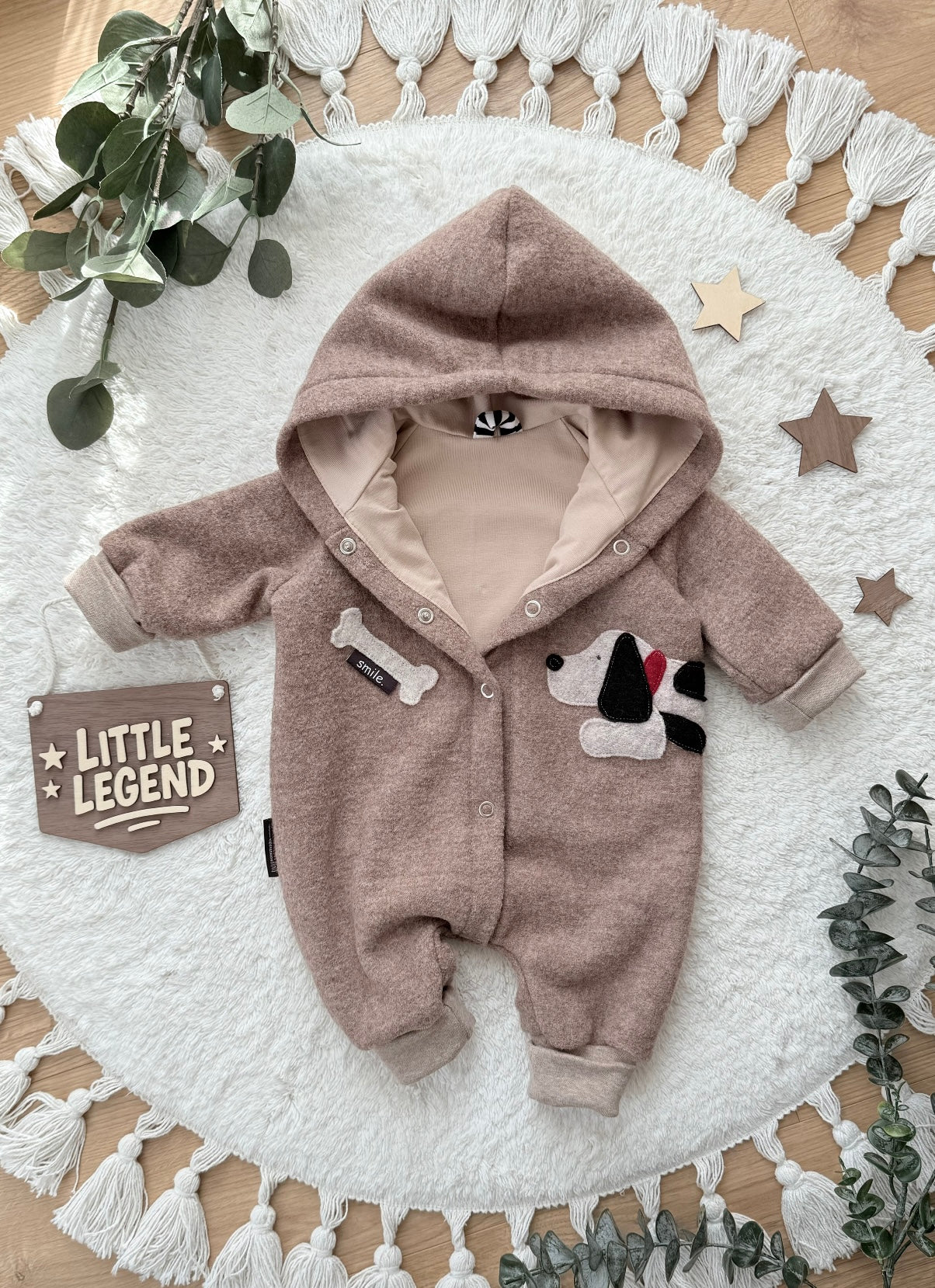 Wollwalk Overall | Walkanzug | 100% Schurwolle Schafwolle