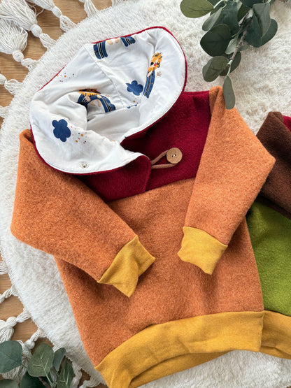 SURPRISE Troyer | RECYCLING | Wollwalk Windbreaker | 100% Schurwolle