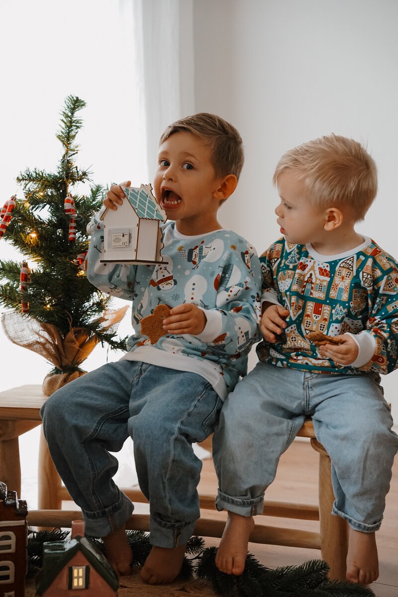 Oversized Sweater | Schneemann | Weihnachten