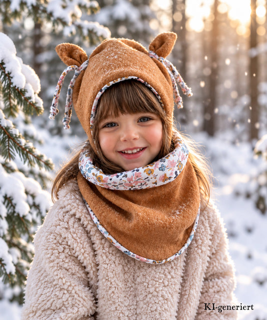 Surprise SET für Kinder | Wollwalk Wintermütze & Wollwalk Loop Jungen & Mädchen