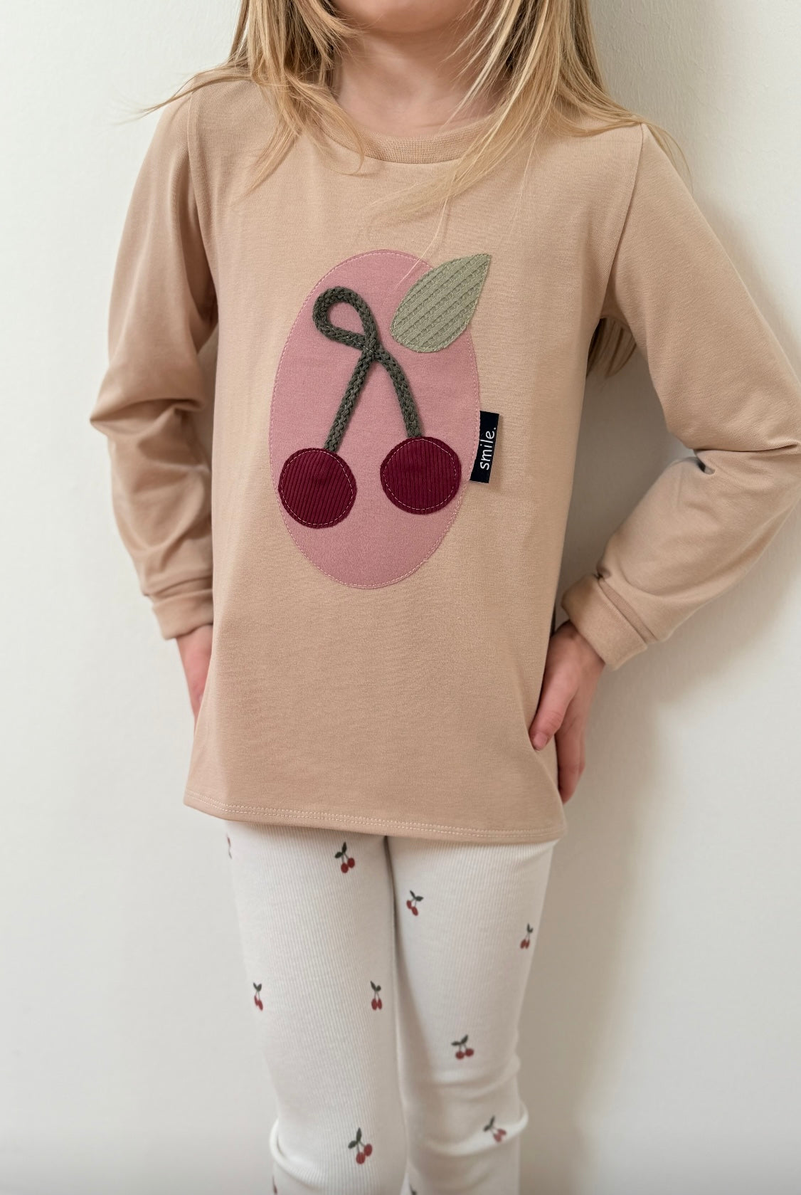 Longsleeve A-Linie | Kirsche