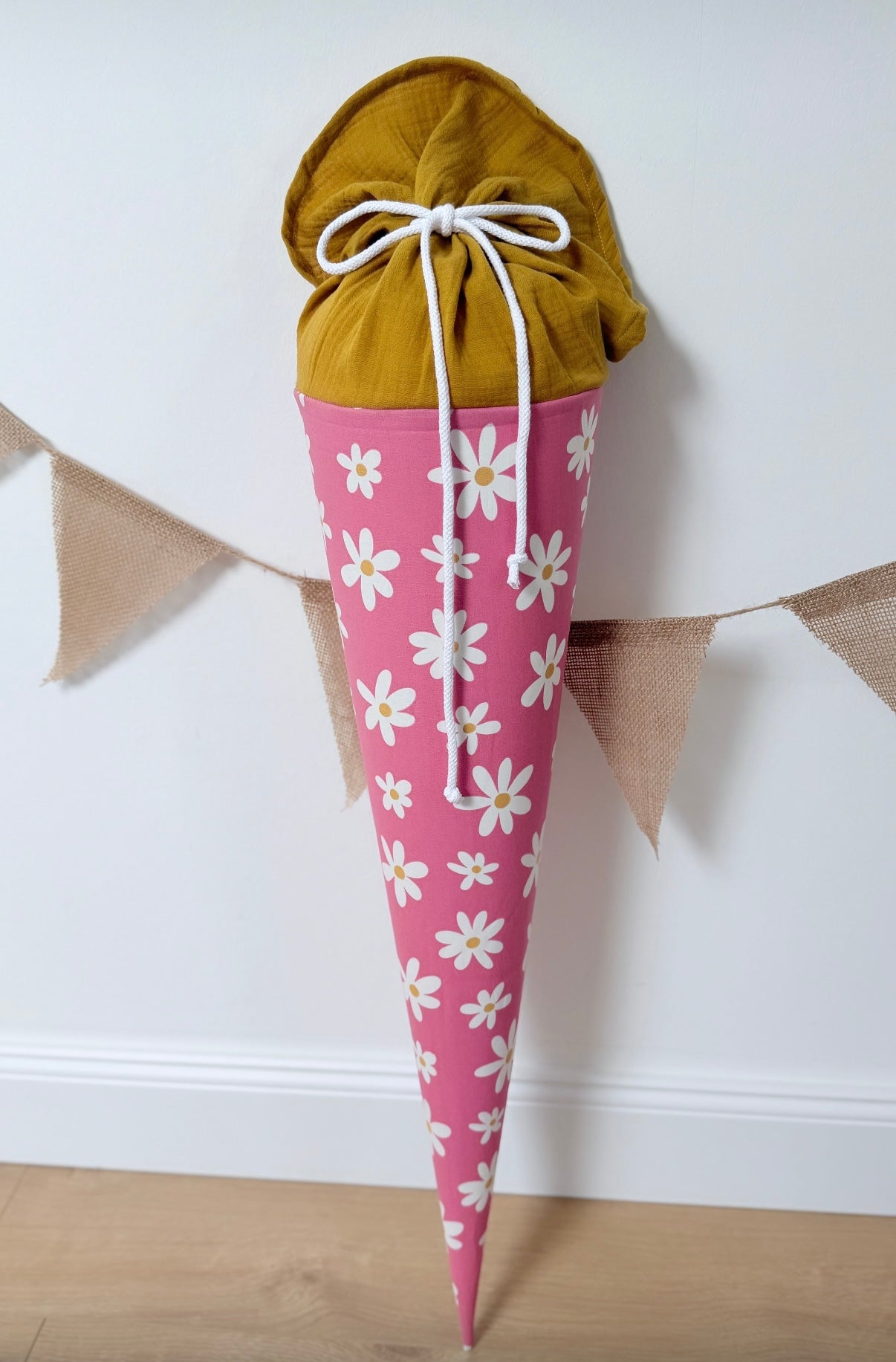 Blumen Schultüte 70 cm oder Geschwistertüte 35 cm