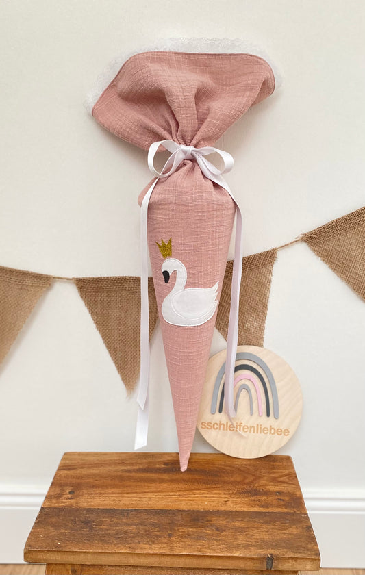Geschwistertüte | Geschwisterschultüte  | Kitatüte | Zuckertüte | 35 cm | Schwan