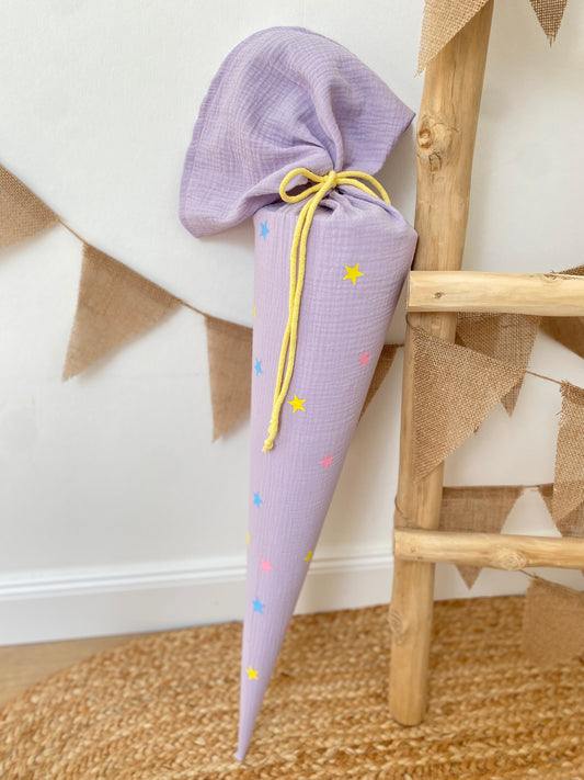 Dein Design | Schultüte Sterne 70 cm | Geschwistertüte 35 cm |