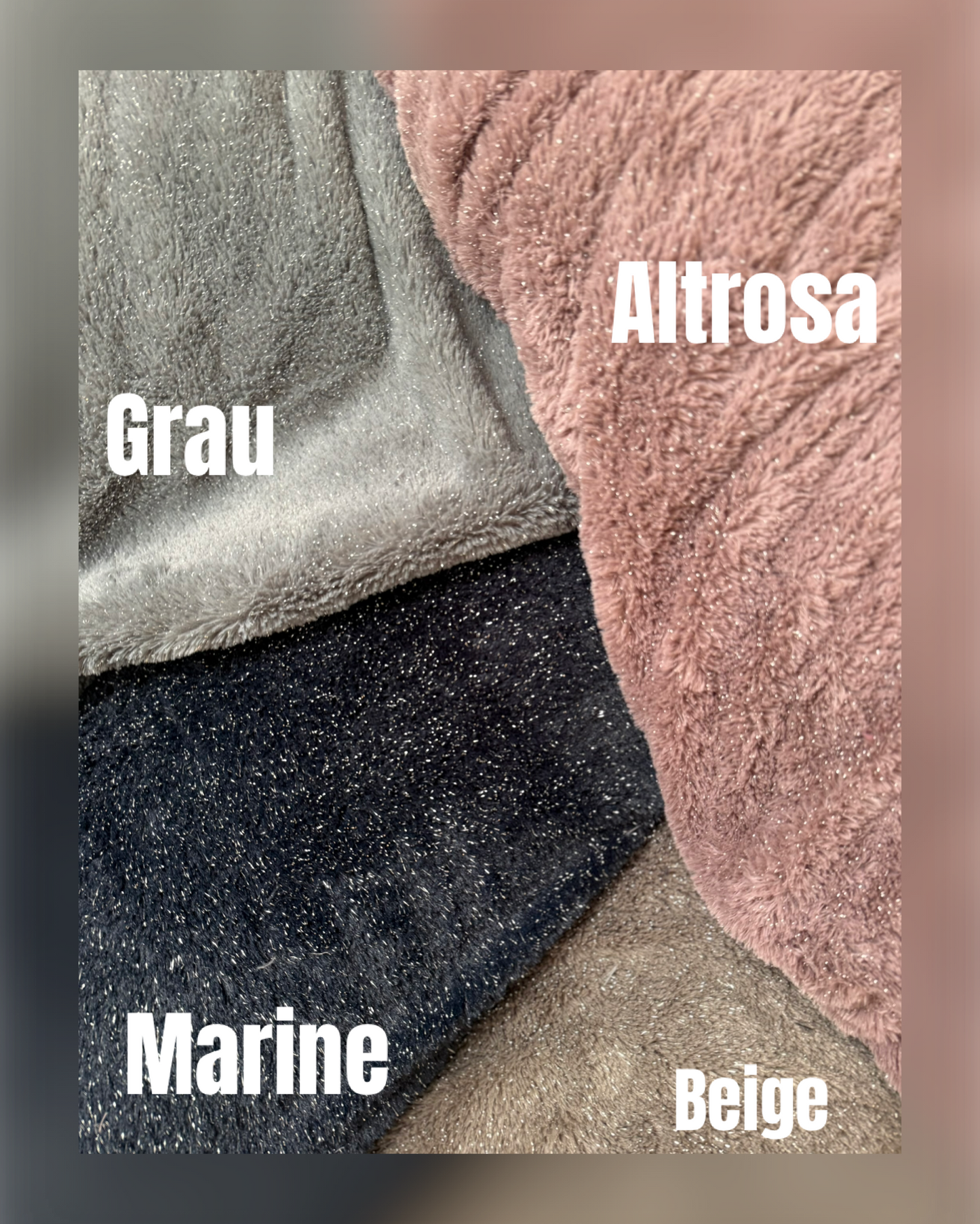 Weste | Fellweste | Glitzer