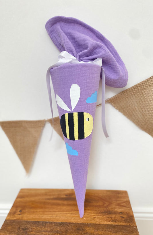 Geschwistertüte | Geschwisterschultüte  | Kitatüte | Zuckertüte | 35 cm | Biene