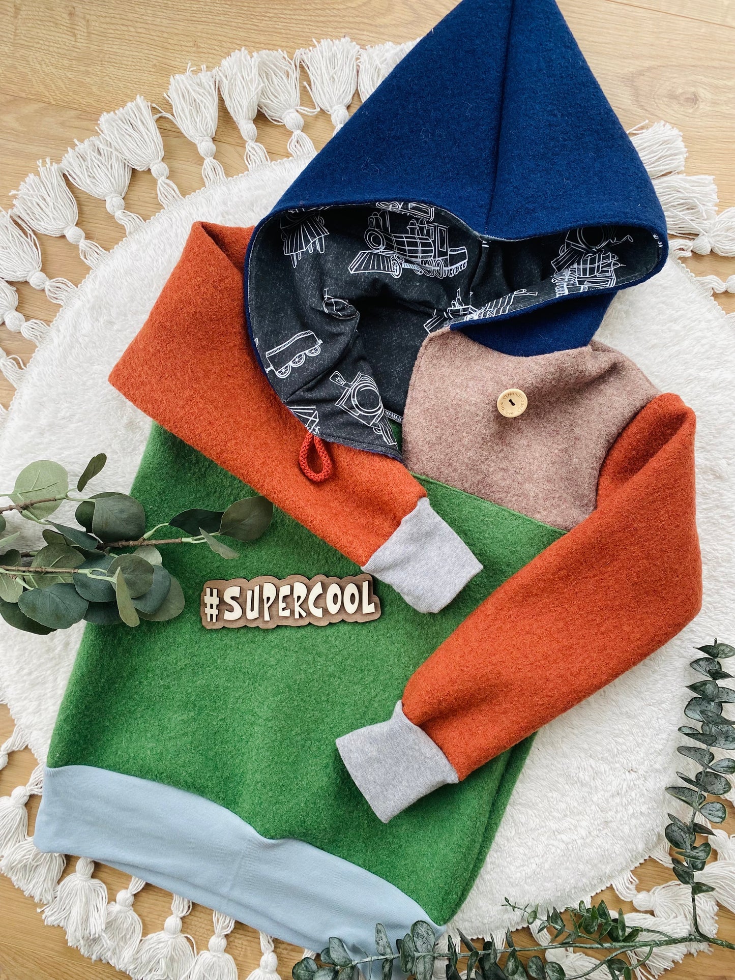SURPRISE Troyer | RECYCLING | Wollwalk Windbreaker | 100% Schurwolle