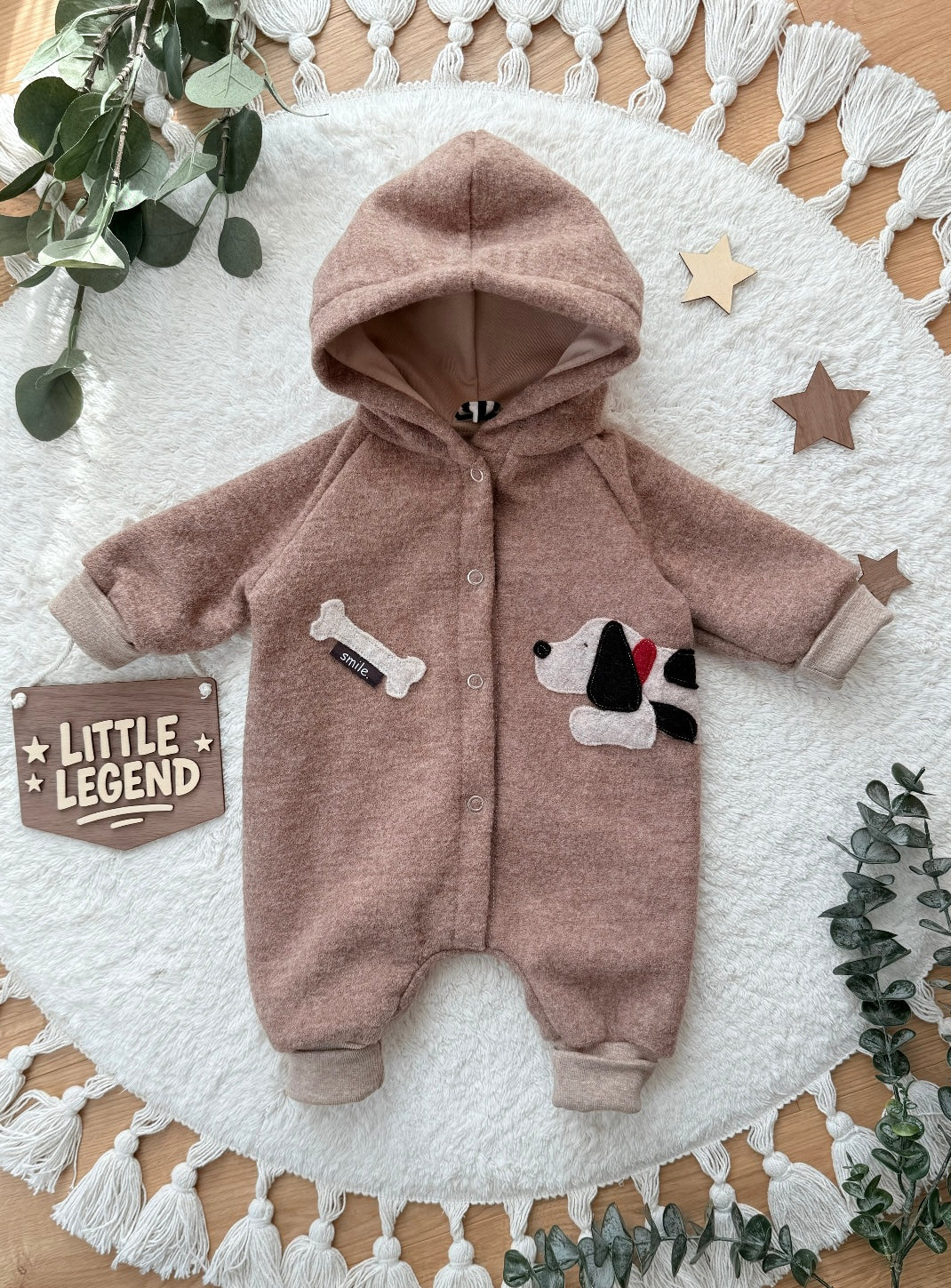 Wollwalk Overall | Walkanzug | 100% Schurwolle Schafwolle