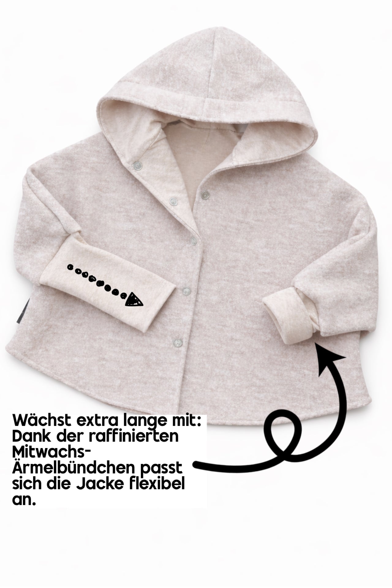 Handmade Basic Oversized Walkjacke | Walkmantel | viele Farben | 100% Schurwolle
