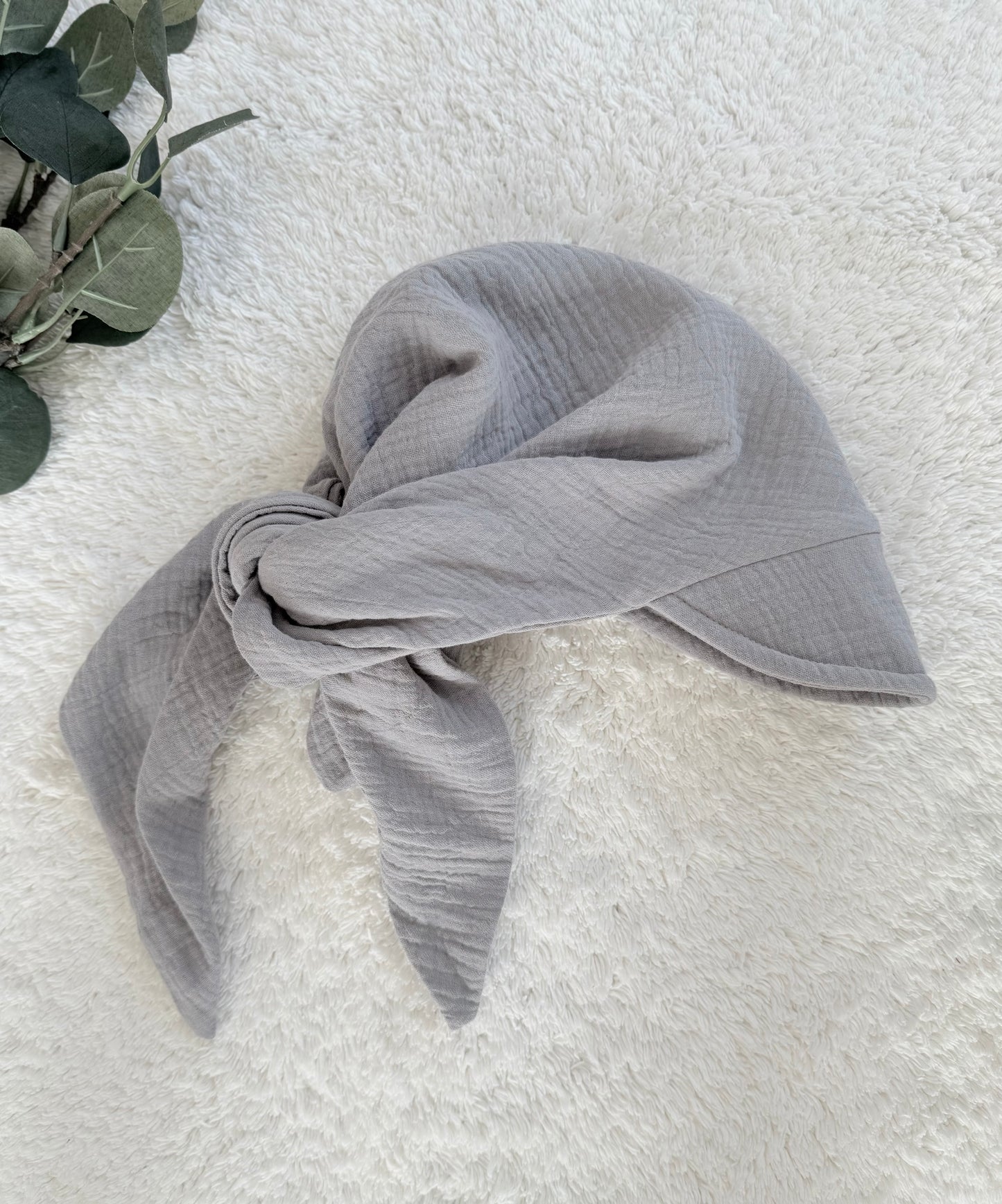 Musselin Bandana Dreiecktuch Kopftuch für Baby & Kinder | Sonnenschutz | Sonnenhut Nackenschutz