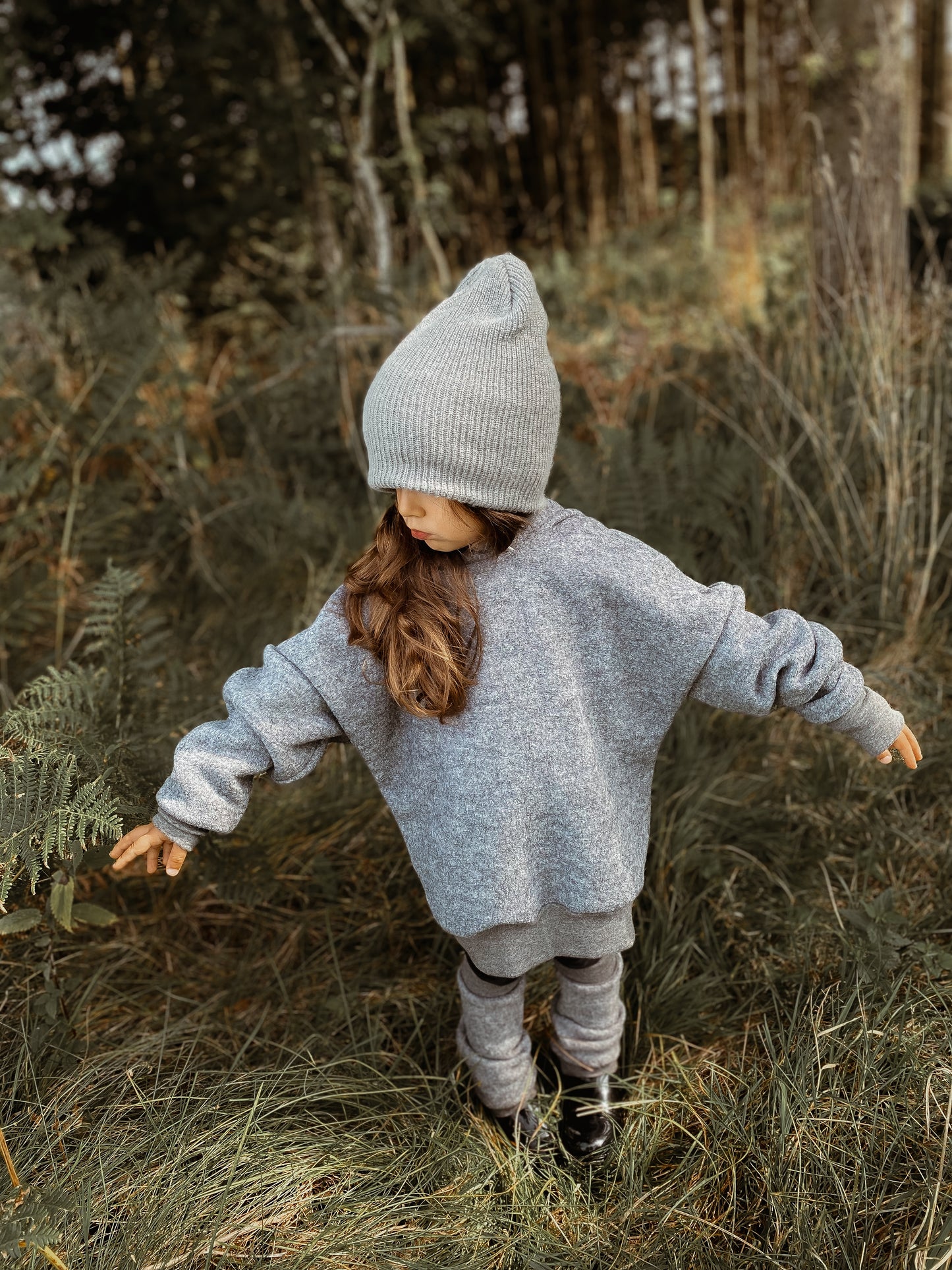 Dein Design | Oversized Wollwalk Windbreaker | Hase | 100% Schurwolle Schafwolle