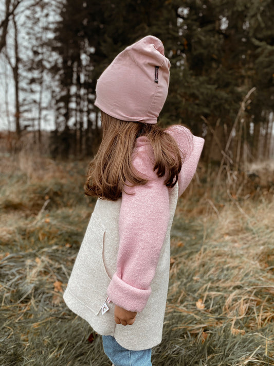 Dein Design | Wollwalk Raglan Hoodie | Retro | 100% Schurwolle Schafwolle