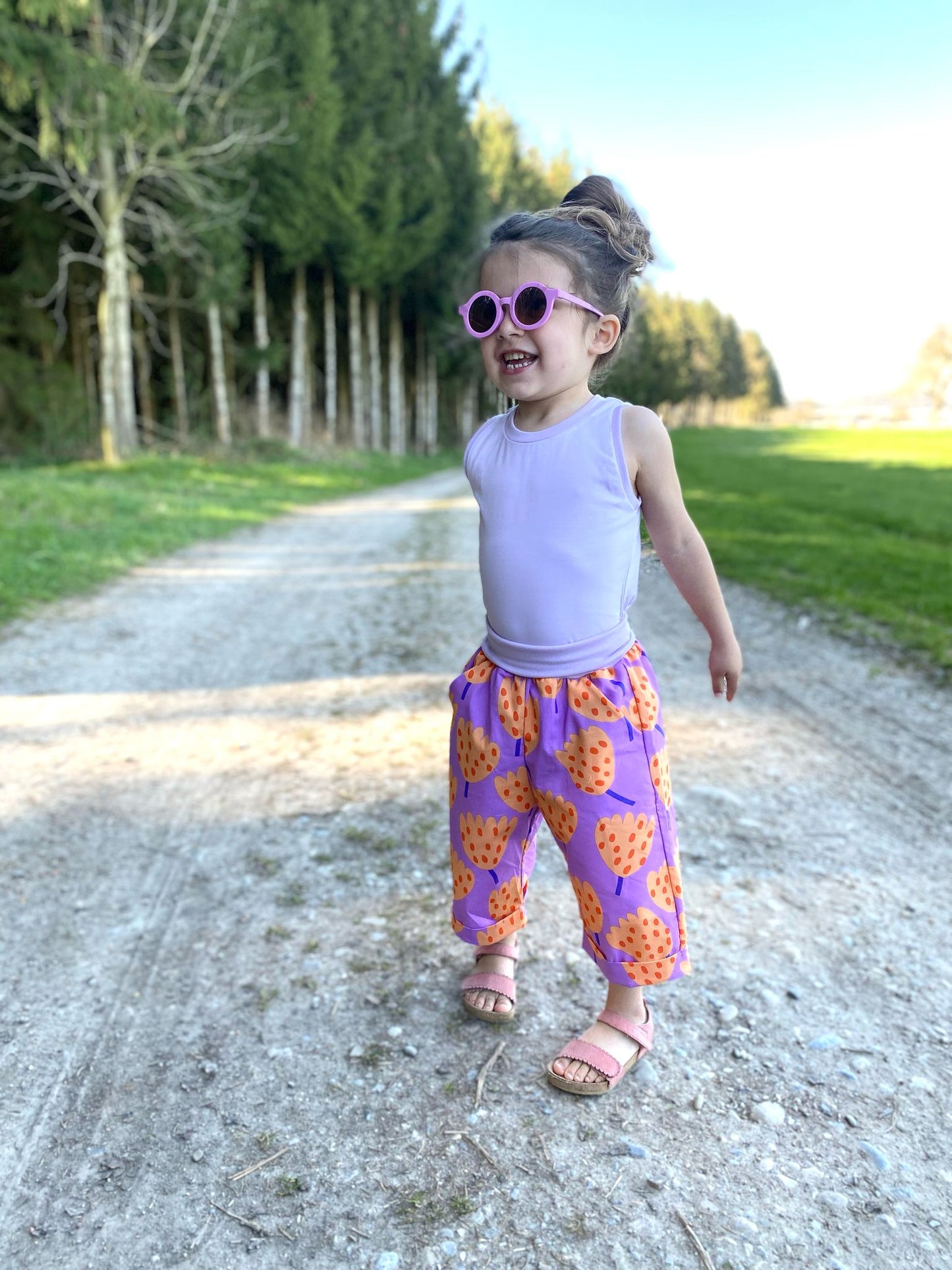 Culotte | Weite Hose | Leichte Baumwolle