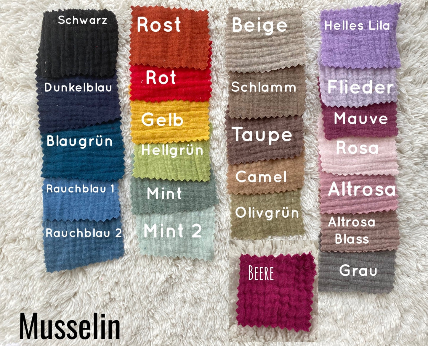 Dein Design | Loose Fit Shorts |  Musselin