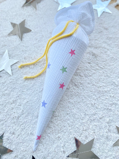 Dein Design | Schultüte Sterne 70 cm | Geschwistertüte 35 cm |