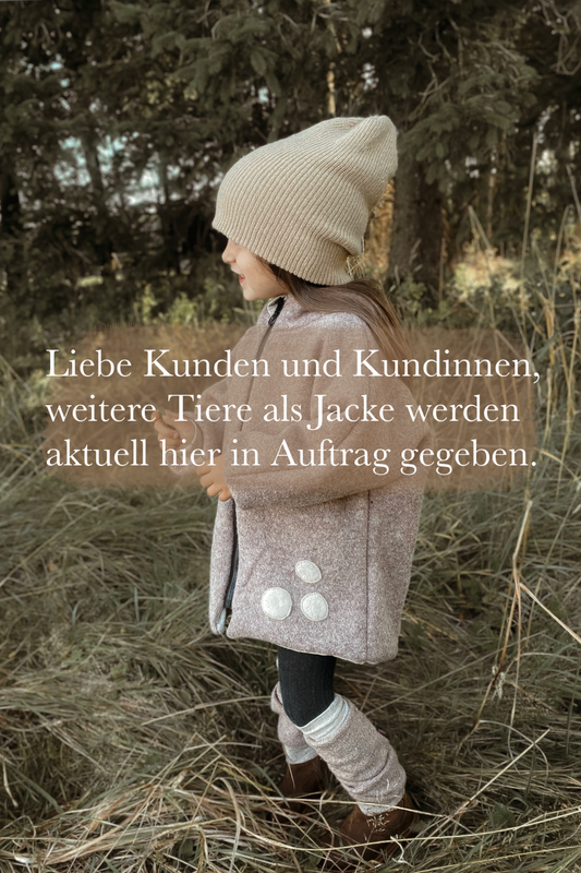 Weitere Tiere als Oversized Walkjacke | 100% Schurwolle