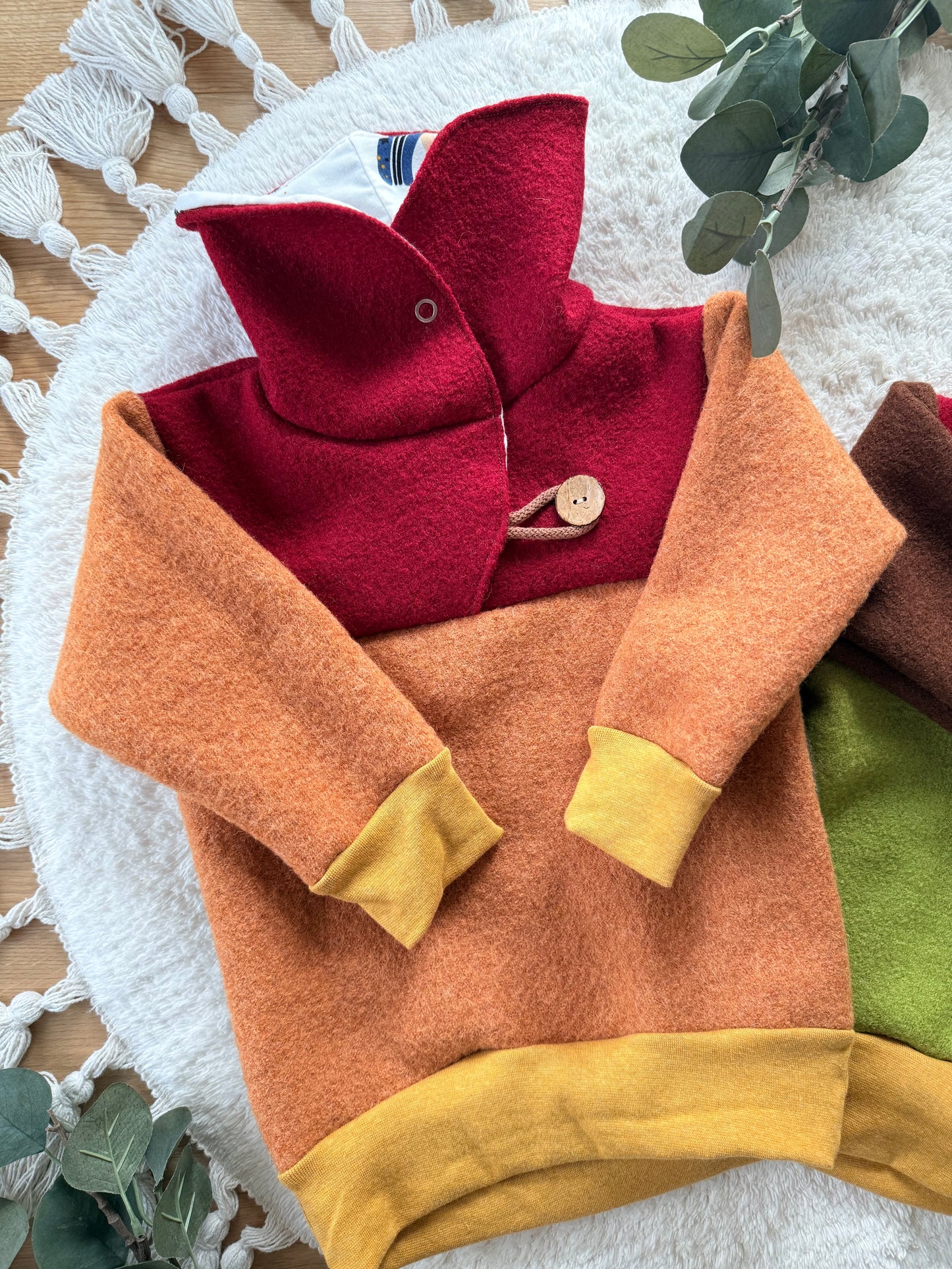 SURPRISE Troyer | RECYCLING | Wollwalk Windbreaker | 100% Schurwolle