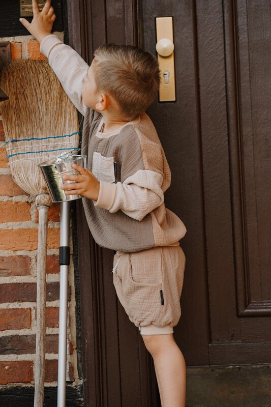 Oversized Sweater | Musselin | Color Blocking