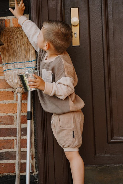 Oversized Sweater | Musselin | Color Blocking