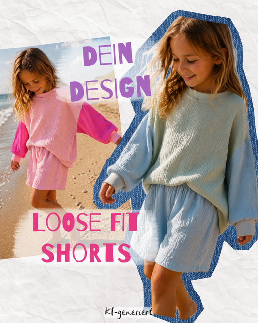 Musselin Shorts | kurze Hose für Mädchen, individuelle Farbwahl