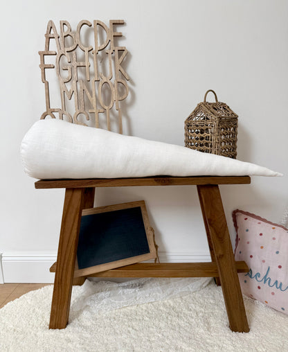 Inlettkissen aus Leinen, Kissen für Schultüten 70 cm, Inlett