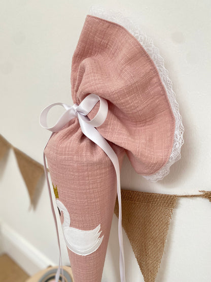 Geschwistertüte | Geschwisterschultüte  | Kitatüte | Zuckertüte | 35 cm | Schwan