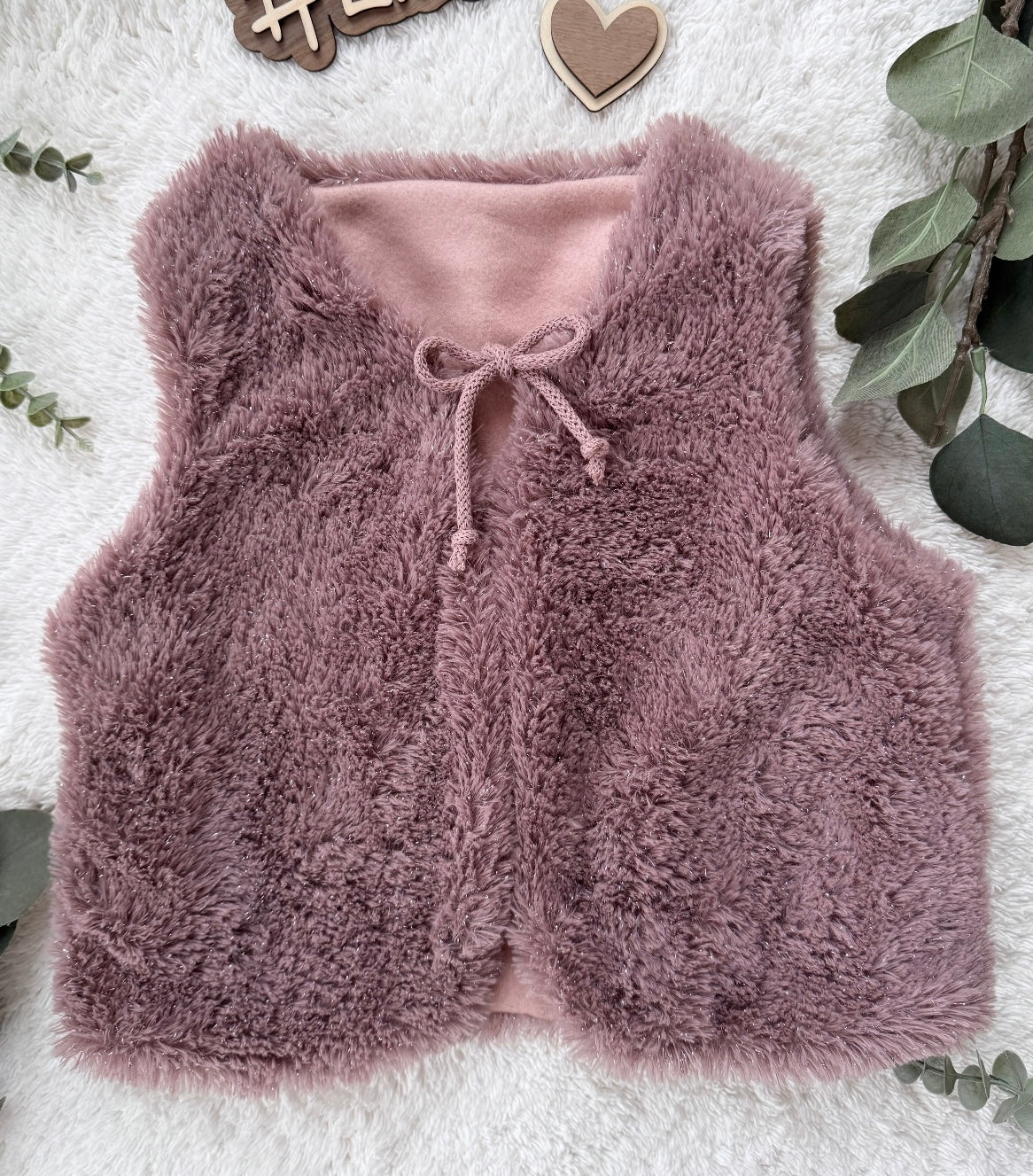 Weste | Fellweste | Glitzer