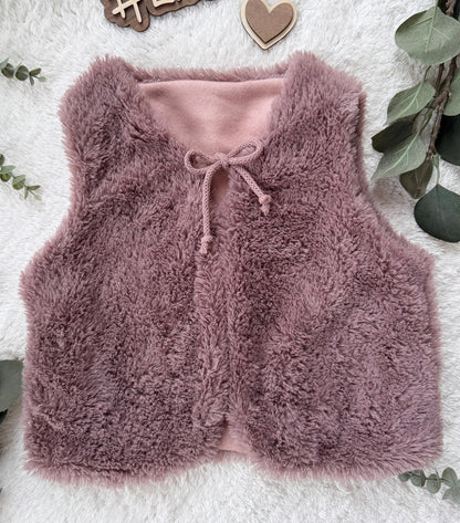 Weste | Fellweste | Glitzer