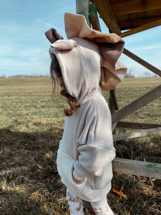 Pferd Kuschelhoodie aus  Alpenfleece
