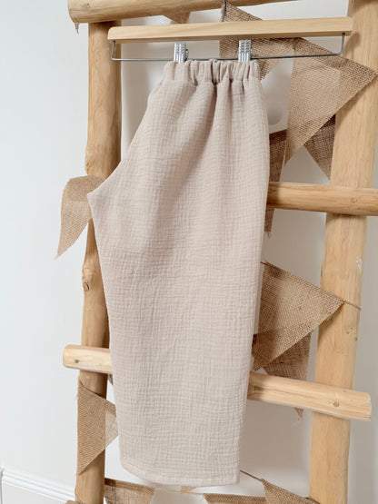 Kinderhose Culotte 7/8 – Weite Sommerhose aus Musselin