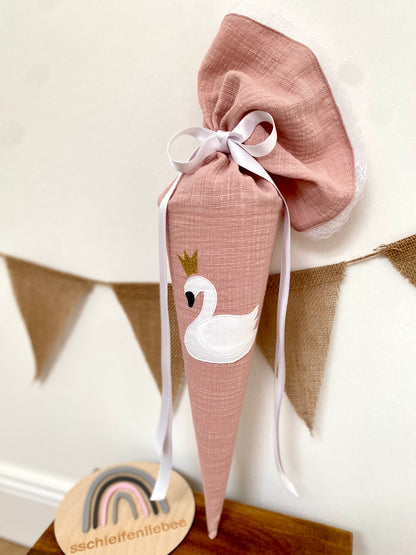 Geschwistertüte | Geschwisterschultüte  | Kitatüte | Zuckertüte | 35 cm | Schwan