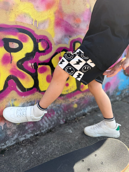 Smiley Shorts aus Jersey, kurze Hose für Jungen Farbwahl