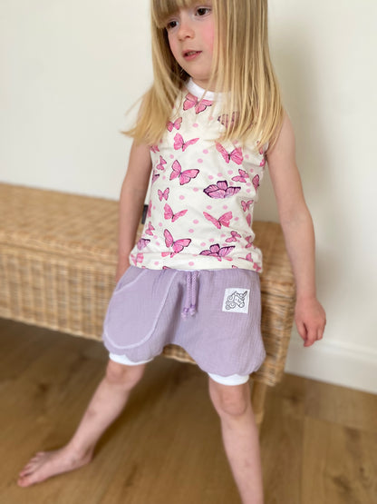 Dein Design | Shorty Buxe | Musselin-Shorts | Used-Look Label | Farbwahl