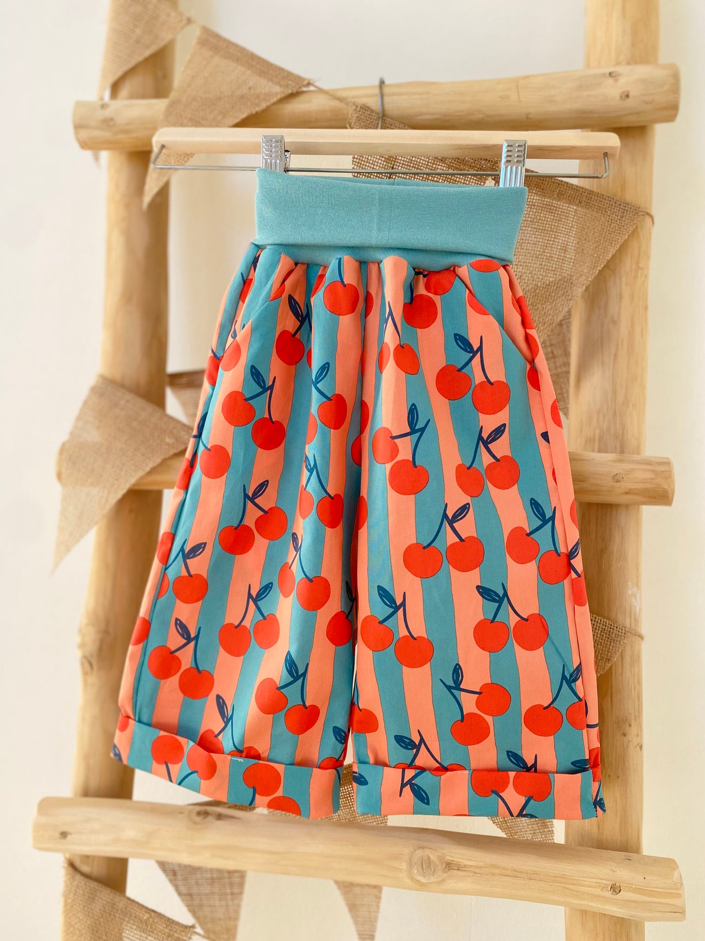 Culotte | Weite Hose | Leichte Baumwolle